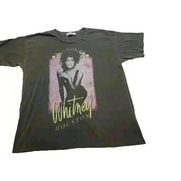 Daydreamer Black Whitney Houston Graphic Tee - Picture 1 of 14